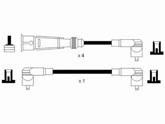 NGK 0964 Ignition cable kit 0964