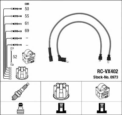 NGK 0973 Ignition cable kit 0973