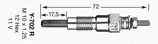 NGK 1065 Glow plug 1065 1065 NGK Glow plug