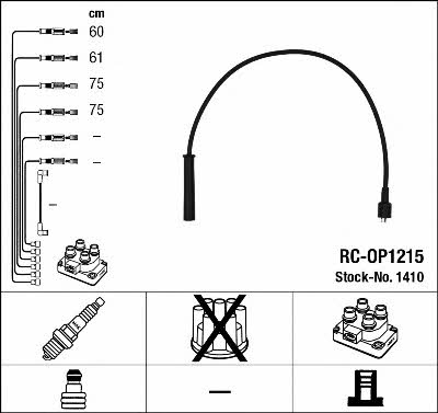 NGK 1410 Ignition cable kit 1410