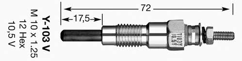 2031 NGK Glow plug