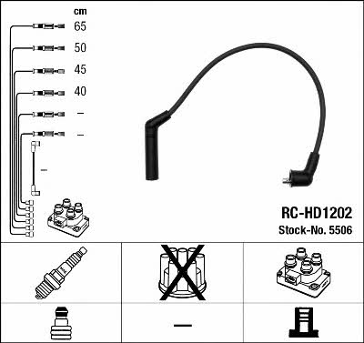 NGK 5506 Ignition cable kit 5506