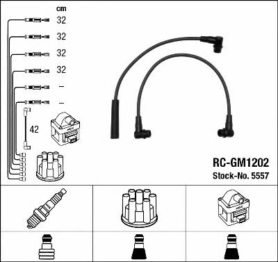 NGK 5557 Ignition cable kit 5557