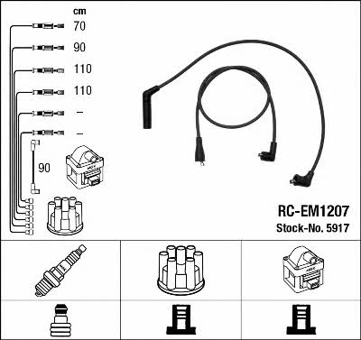 NGK 5917 Ignition cable kit 5917