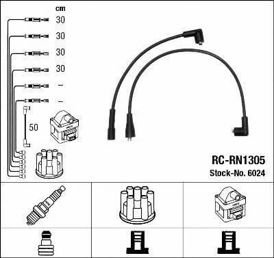 NGK 6024 Ignition cable kit 6024