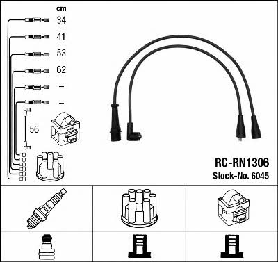 NGK 6045 Ignition cable kit 6045
