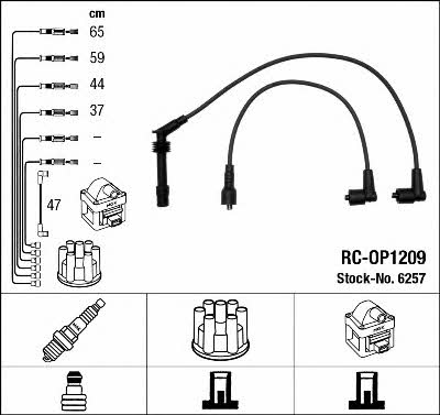 NGK 6257 Ignition cable kit 6257