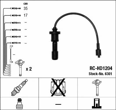 NGK 6301 Ignition cable kit 6301