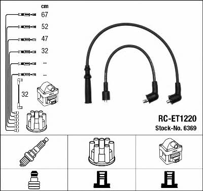 NGK 6369 Ignition cable kit 6369