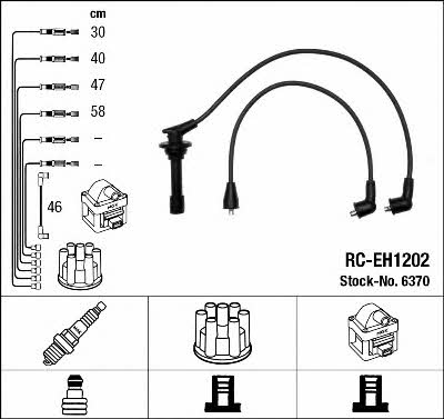 NGK 6370 Ignition cable kit 6370