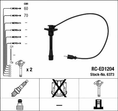 NGK 6373 Ignition cable kit 6373