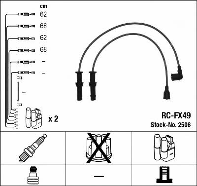 NGK 2506 Ignition cable kit 2506