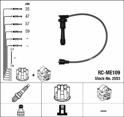 NGK 2553 Ignition cable kit 2553