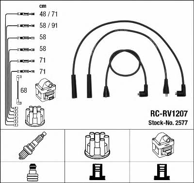 NGK 2577 Ignition cable kit 2577