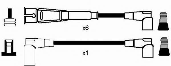 NGK 2580 Ignition cable kit 2580