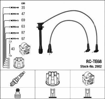 NGK 2902 Ignition cable kit 2902