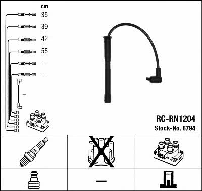 NGK 6794 Ignition cable kit 6794