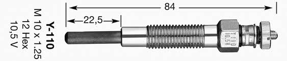 Glow plugs diesel Mazda MPV: 6825 NGK Glow plug