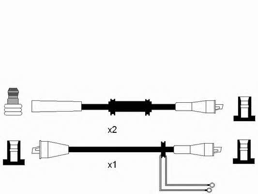 NGK 6980 Ignition cable kit 6980