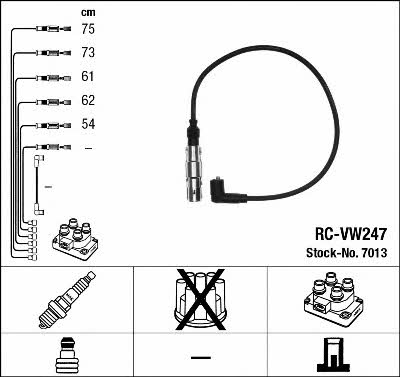 NGK 7013 Ignition cable kit 7013