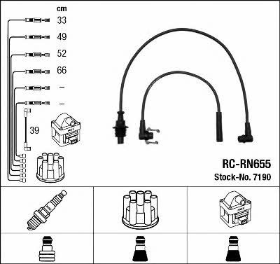 NGK 7190 Ignition cable kit 7190