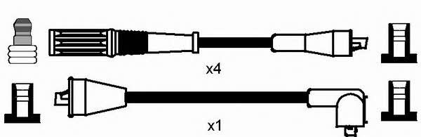 NGK 7203 Ignition cable kit 7203