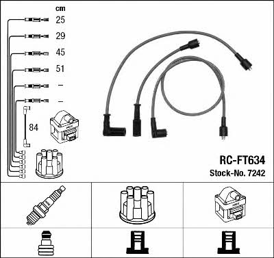 NGK 7242 Ignition cable kit 7242