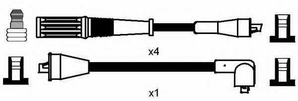 NGK 7291 Ignition cable kit 7291