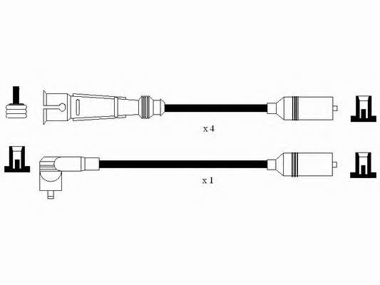 NGK 7363 Ignition lead set 7363 7363 NGK Ignition lead set