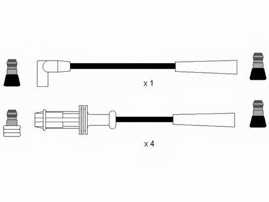 NGK 7371 Ignition cable kit 7371