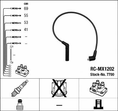 NGK 7700 Ignition cable kit 7700