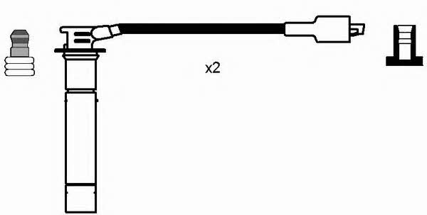 Spark plug wires Rover: 7706 NGK Ignition lead set