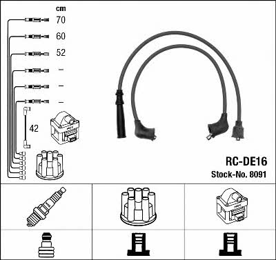 NGK 8091 Ignition cable kit 8091
