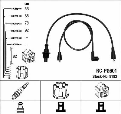 NGK 8182 Ignition cable kit 8182