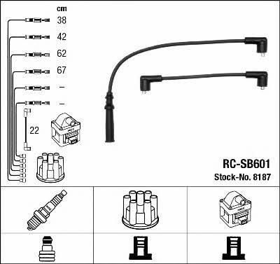 NGK 8187 Ignition cable kit 8187