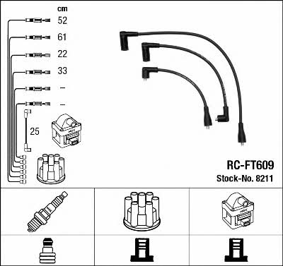 NGK 8211 Ignition cable kit 8211