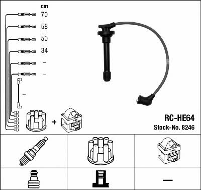 NGK 8246 Ignition cable kit 8246