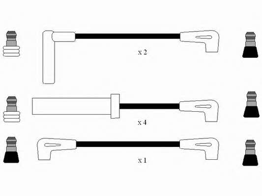 NGK 8284 Ignition lead set 8284 8284 NGK Ignition lead set