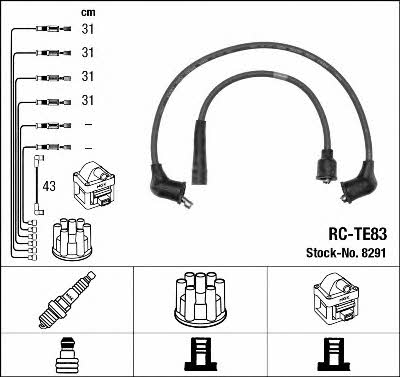 NGK 8291 Ignition cable kit 8291