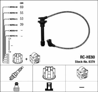 NGK 8379 Ignition cable kit 8379