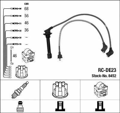 NGK 8452 Ignition cable kit 8452