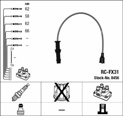 NGK 8456 Ignition cable kit 8456