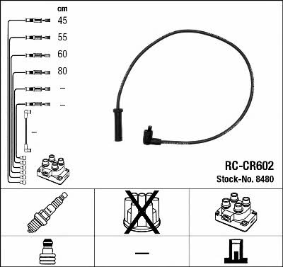 NGK 8480 Ignition cable kit 8480