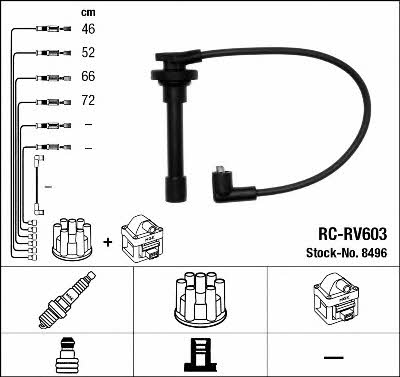 NGK 8496 Ignition cable kit 8496