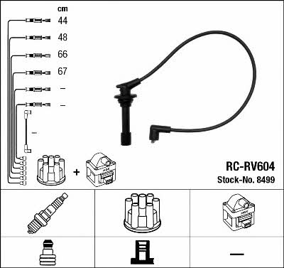 NGK 8499 Ignition cable kit 8499