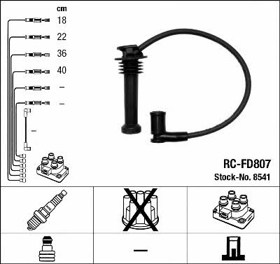 NGK 8541 Ignition cable kit 8541