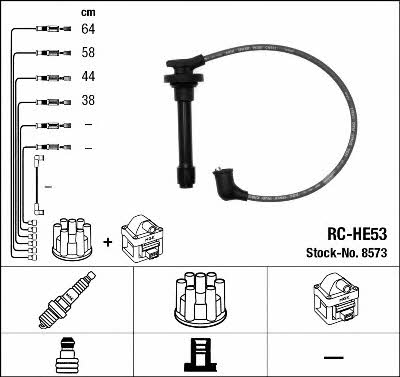 NGK 8573 Ignition cable kit 8573