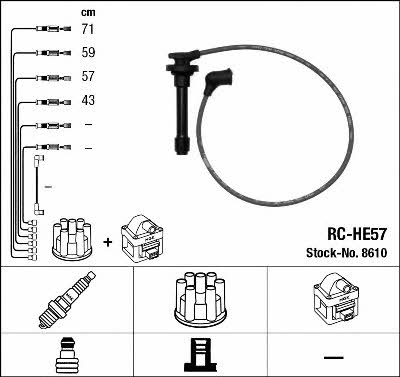 NGK 8610 Ignition cable kit 8610
