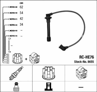 NGK 8655 Ignition cable kit 8655