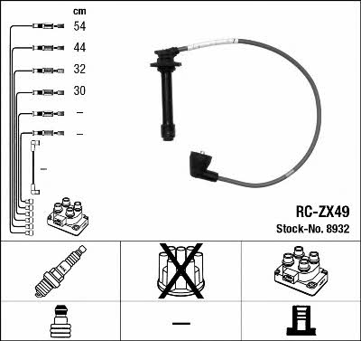 NGK 8932 Ignition cable kit 8932